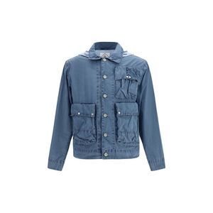 C.P. Company Blue Cotton Full-Length Men's Jacket